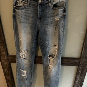 Judy Blues boyfriend fit size 7.